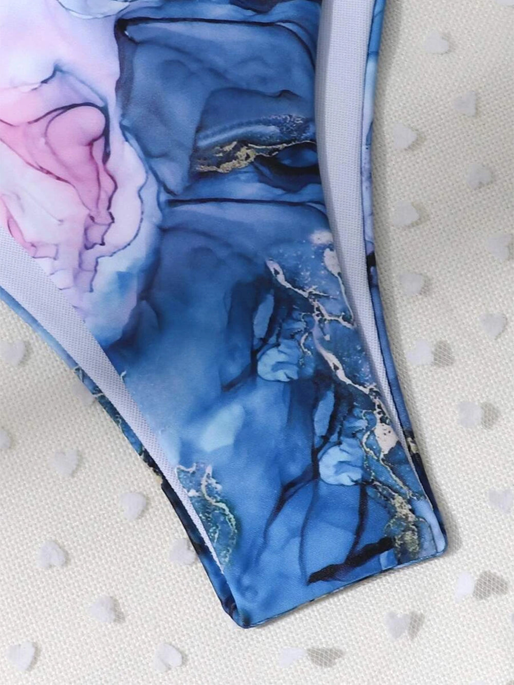 New Print Sport Bandeau Push up Bikinis - Sexy Marble Women Swimsuit High Waist Swimwear Women bathing suit Beach wear (TB8D)(1U26)(F26) - Deals DejaVu