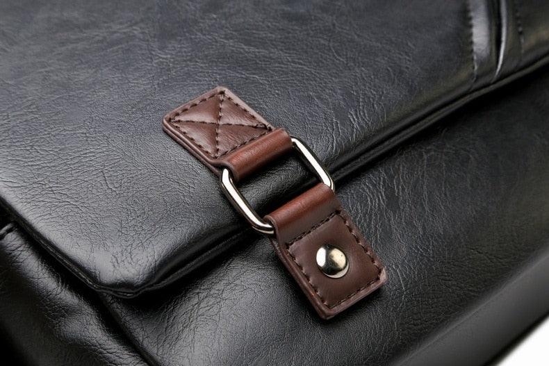 Fashion Brand PU Leather Men Crossbody Bag - Casual Shoulder Bags - Travel Crossbody Bags Male Messenger bag Bags (3MA1)(LT4)(1U78) - Deals DejaVu