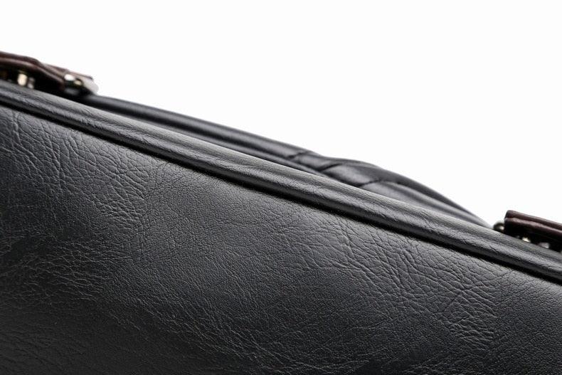 Fashion Brand PU Leather Men Crossbody Bag - Casual Shoulder Bags - Travel Crossbody Bags Male Messenger bag Bags (3MA1)(LT4)(1U78) - Deals DejaVu