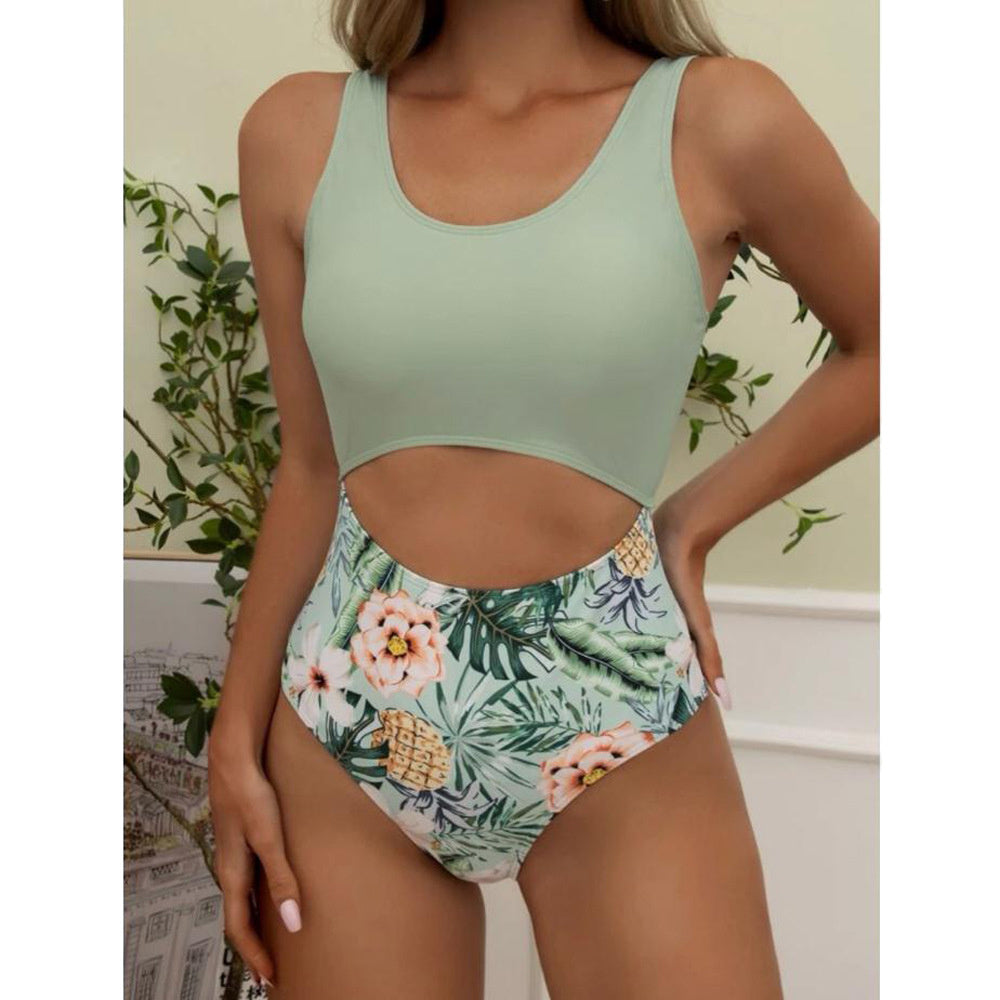 Trending New Three Pieces Bikinis Set - Cover Up Women Floral Print Push Up Swimsuit - Long Sleeve Twist Swimwear Bathing Suit (TB8D)(1U26)(F26) - Deals DejaVu