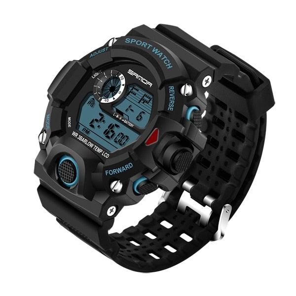 Fashion Sports Digital Watch - Men Diving Sport LED Clock - 30M Waterproof (MA9)(F84)