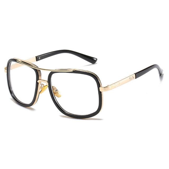 Double Bridges Fashion Square Sunglasses -Designer Outdoor Sun Glasses Shades UV400 (2U102)