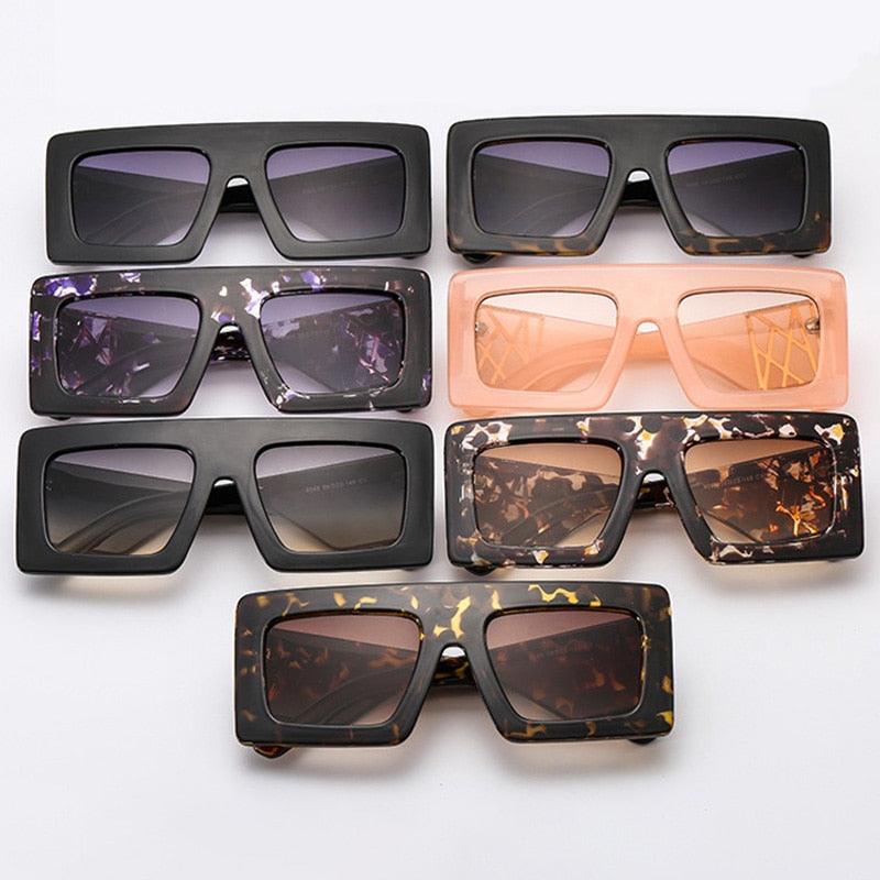 Great Oversize Square Sunglasses UV400 (2U102)