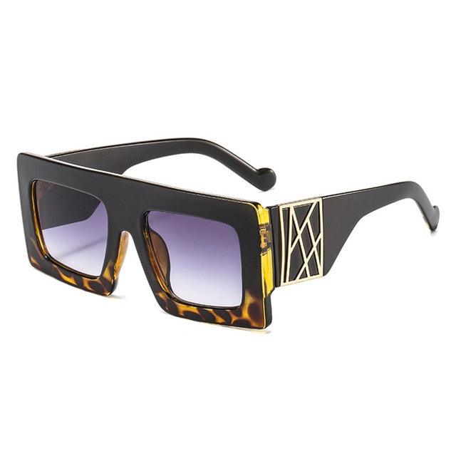 Great Oversize Square Sunglasses UV400 (2U102)