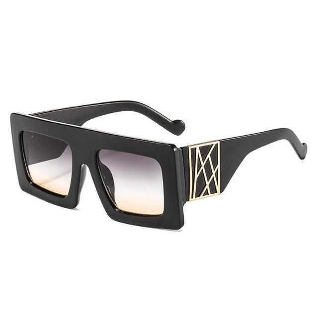 Great Oversize Square Sunglasses UV400 (2U102)