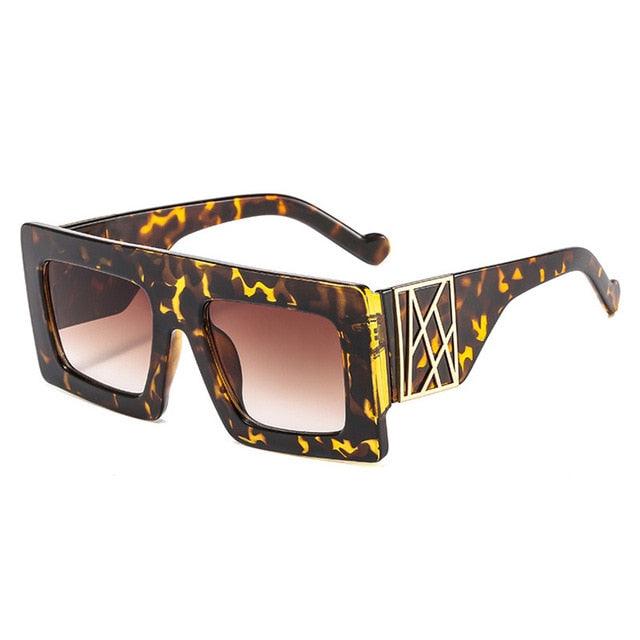 Great Oversize Square Sunglasses UV400 (2U102)
