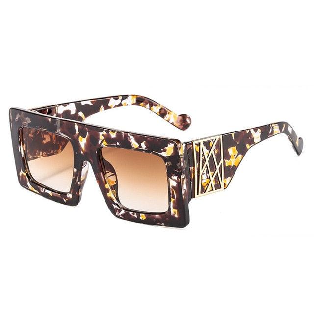 Great Oversize Square Sunglasses UV400 (2U102)