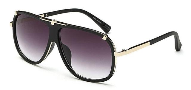 Amazing Retro Men's Square Sunglasses - Designer Fashion Gradient Lens Glasses UV400 (2U102)