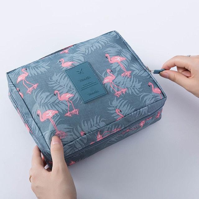 Great Waterproof Portable Zipper Cosmetic Bag - Beauty Case Make Up Organizer Storage Travel (2U79)
