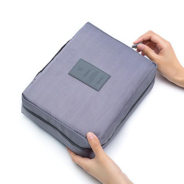 Great Waterproof Portable Zipper Cosmetic Bag - Beauty Case Make Up Organizer Storage Travel (2U79)