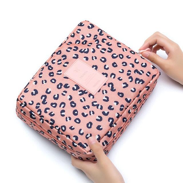 Great Waterproof Portable Zipper Cosmetic Bag - Beauty Case Make Up Organizer Storage Travel (2U79)