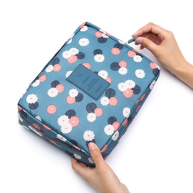 Great Waterproof Portable Zipper Cosmetic Bag - Beauty Case Make Up Organizer Storage Travel (2U79)