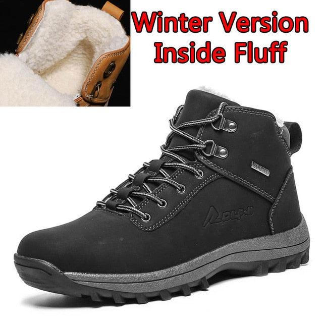 Great Men Boots - Split Leather Lace-up Men Shoes - British Snow Boots (MSB2)(MSB5)