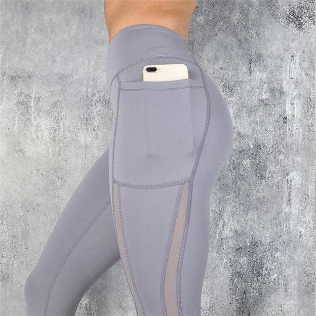 Fitness Women Leggings - Push up Women High Waist Pocket Workout Leggings - Fashion Casual (TBL)(F31)