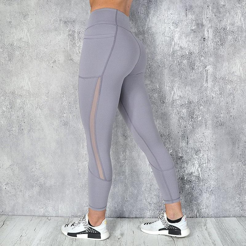 Fitness Women Leggings - Push up Women High Waist Pocket Workout Leggings - Fashion Casual (TBL)(F31)
