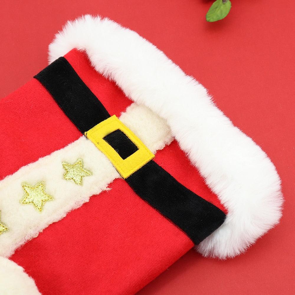 Santa Dog Costume Christmas Clothes - Winter Warm Pet Dog Jacket Coat- Puppy Cat Christmas (D69)(W1)(W4)
