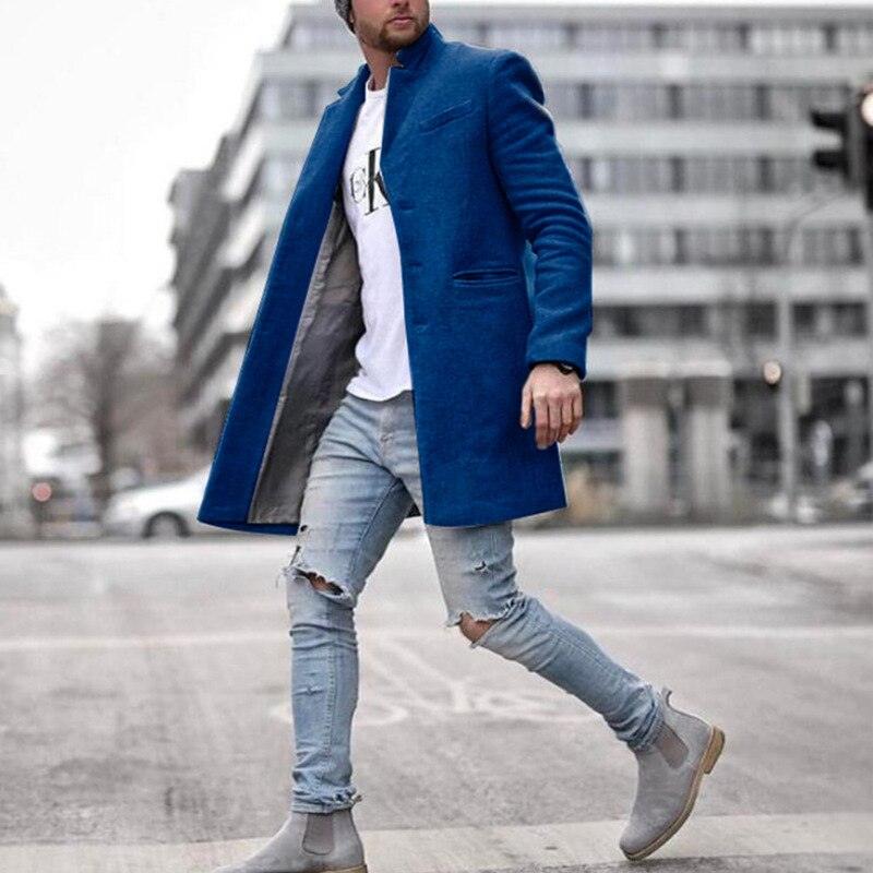 Men Fashion Coat - Thickened Windbreaker Warm Coat - Long Jacket - Outwear Cardigan Tops (D100)(TM4)(CC1) - Deals DejaVu