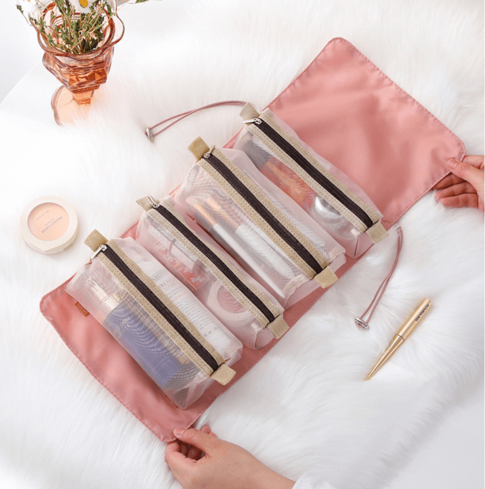 Portable Makeup Bags - Multifunctional Travel Large Hanging Folding Storage Bag (LT5) - Deals DejaVu