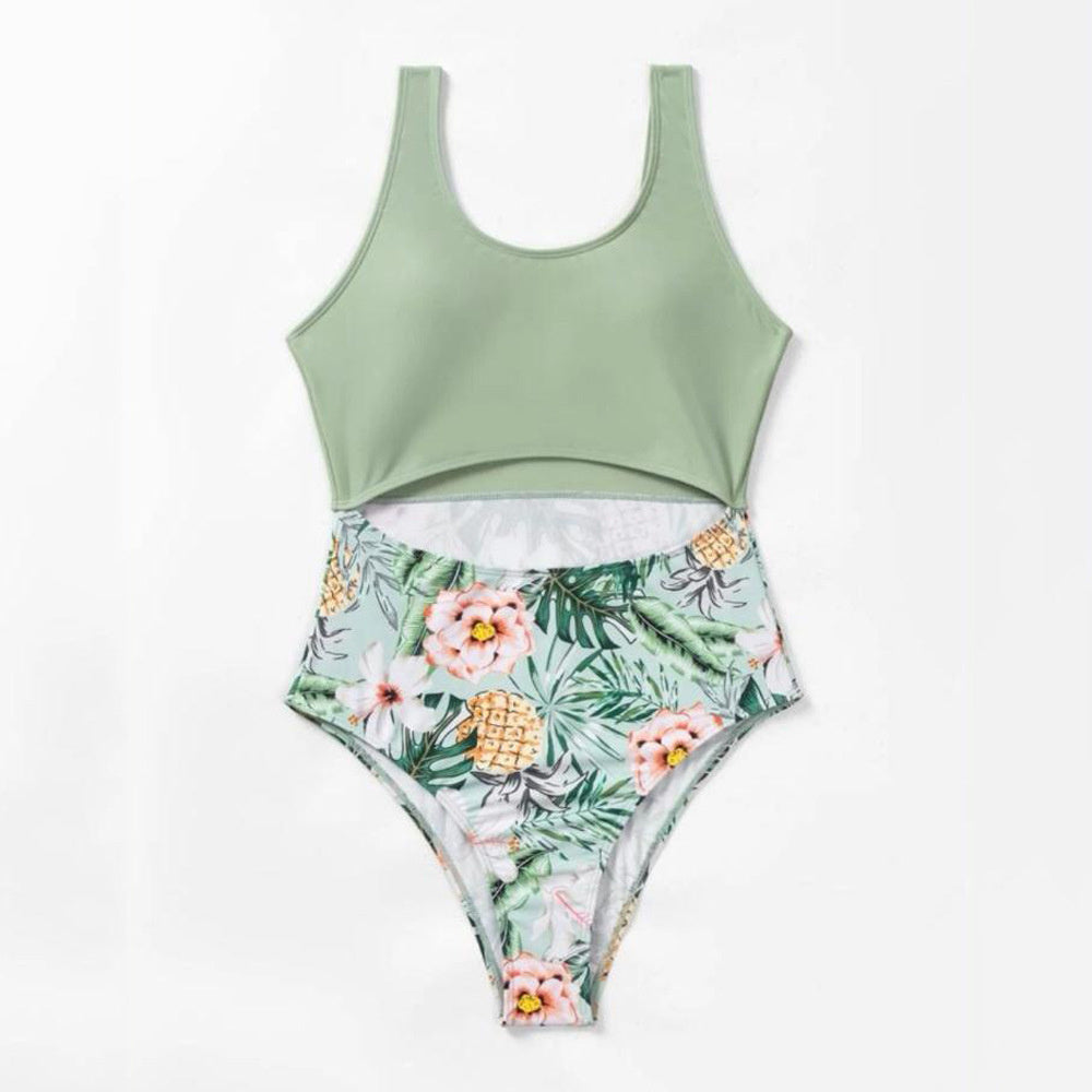 Trending New Three Pieces Bikinis Set - Cover Up Women Floral Print Push Up Swimsuit - Long Sleeve Twist Swimwear Bathing Suit (TB8D)(1U26)(F26) - Deals DejaVu