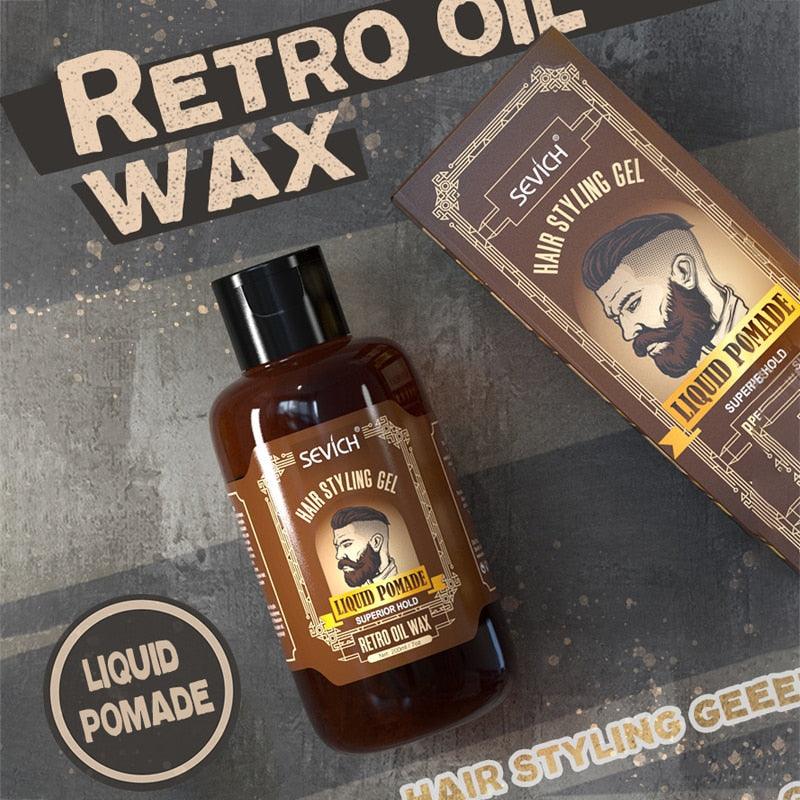 200ml Retro Hair Styling Gel Moisturizing Hair Styling Men Pomade Gel Salon(BD1)(1U45)(F45)