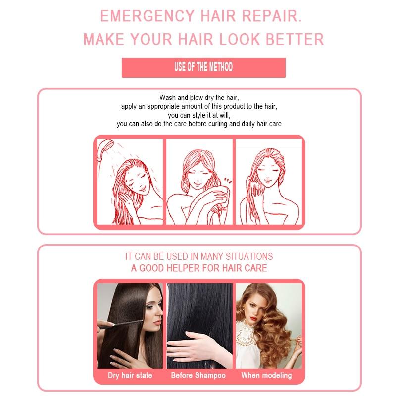 30ml Smoothes Cherry Blossom Leave-in Hair Mask Amino acid Hair Care Mask Help Repair Damaged Hair Nourishing Hair Mask (M1)(1U86)