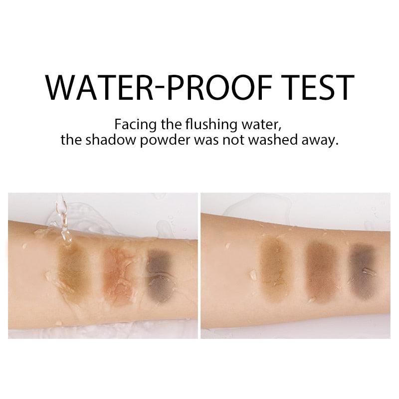 5 Colors 12g Hair Shadow Powder Waterproof Hairline Edge Control Powder Root Cover Up Dark Brown Hair Concealer With Puff(M1)(M2)(1U86)