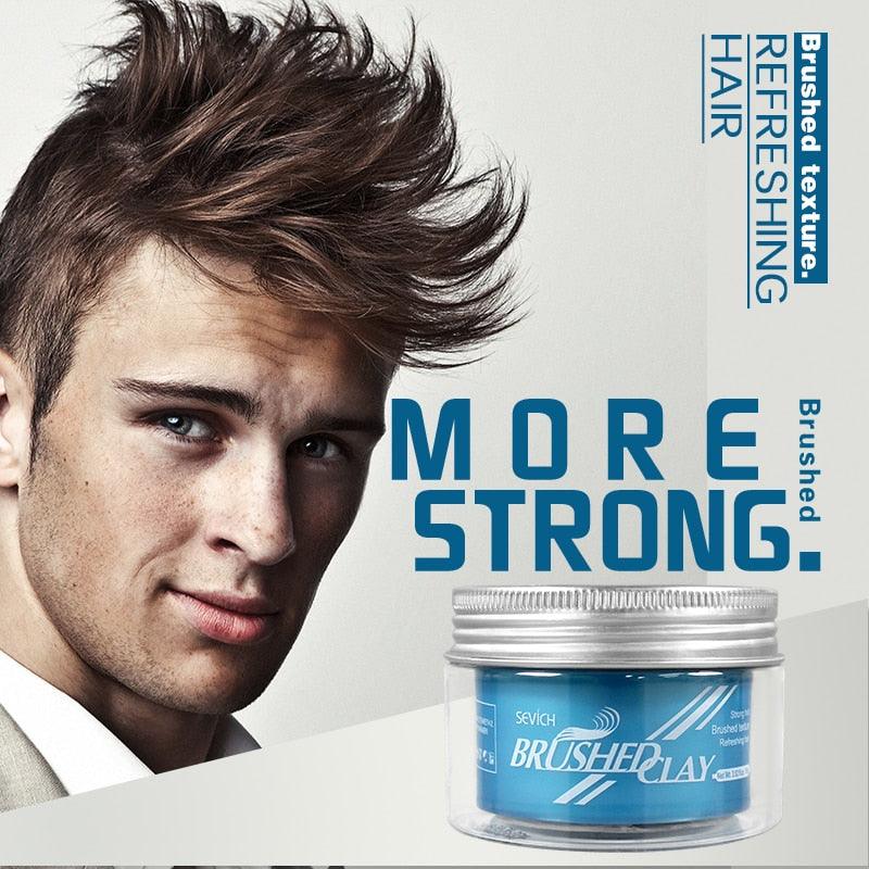100g Strong Hold Brushed Texture Clay Refreshing Hair Fashion Hair Styling Clay (BD2)(BD1)(1U45)(F45)
