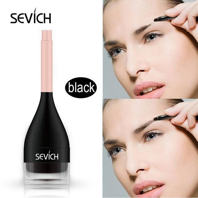 Waterproof Natural 3D Eyebrow Extensions Gel Dark Brown Black Fiber Eye Brow Enhancers Makeup Cosmetics (M1)(M2)(1U86)