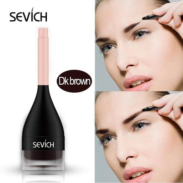 Waterproof Natural 3D Eyebrow Extensions Gel Dark Brown Black Fiber Eye Brow Enhancers Makeup Cosmetics (M1)(M2)(1U86)