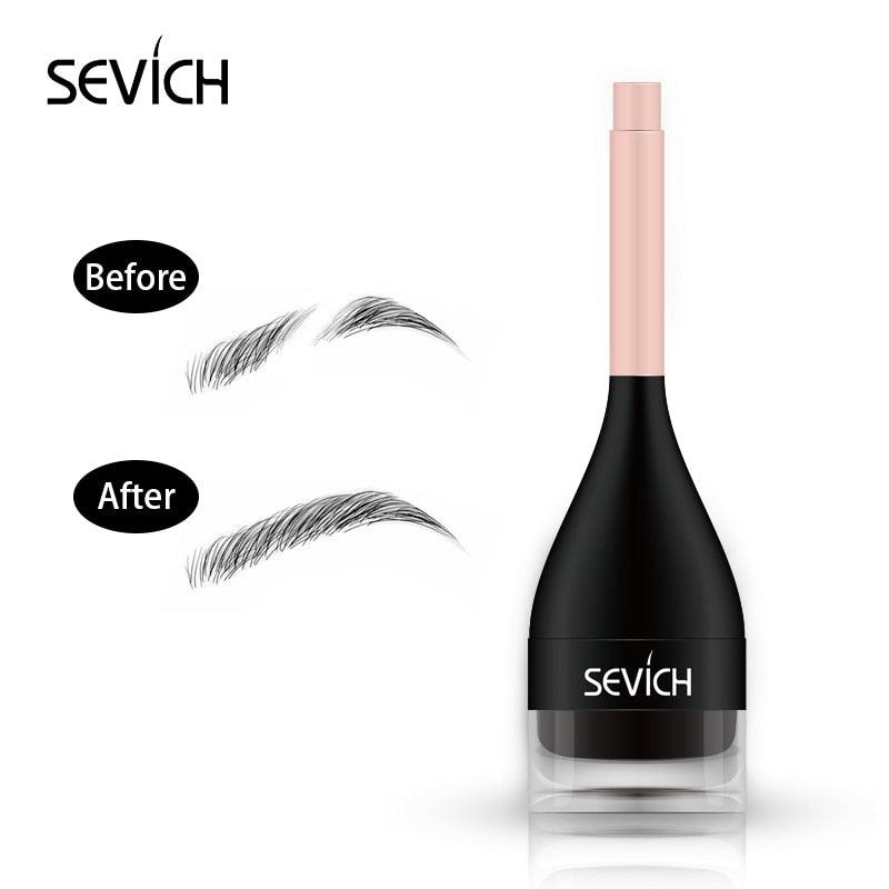 Waterproof Natural 3D Eyebrow Extensions Gel Dark Brown Black Fiber Eye Brow Enhancers Makeup Cosmetics (M1)(M2)(1U86)