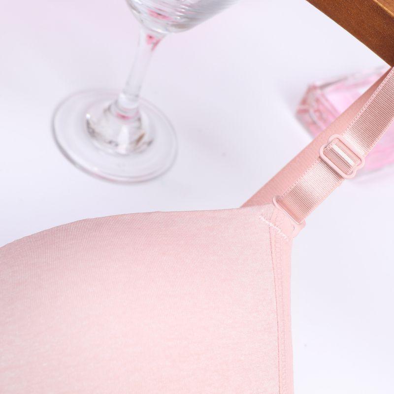 Cute Sexy Cotton Front Bow Bra - Without Steel Ring - Thin Section Adjustment Bra (2U27)