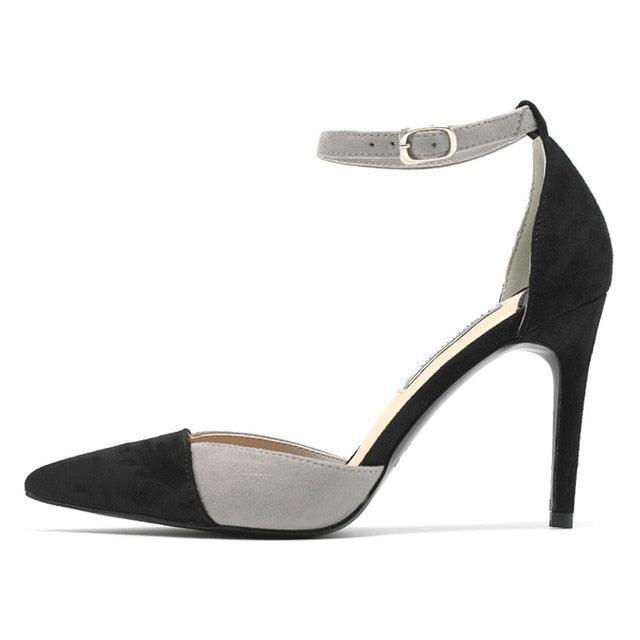 Sexy High Heels Women's Sandals - Pointed Toe Party Ankle-Wrap Sandals (SH2)(SH1)(SS1)(WO3)(F37)(F36)(F39)