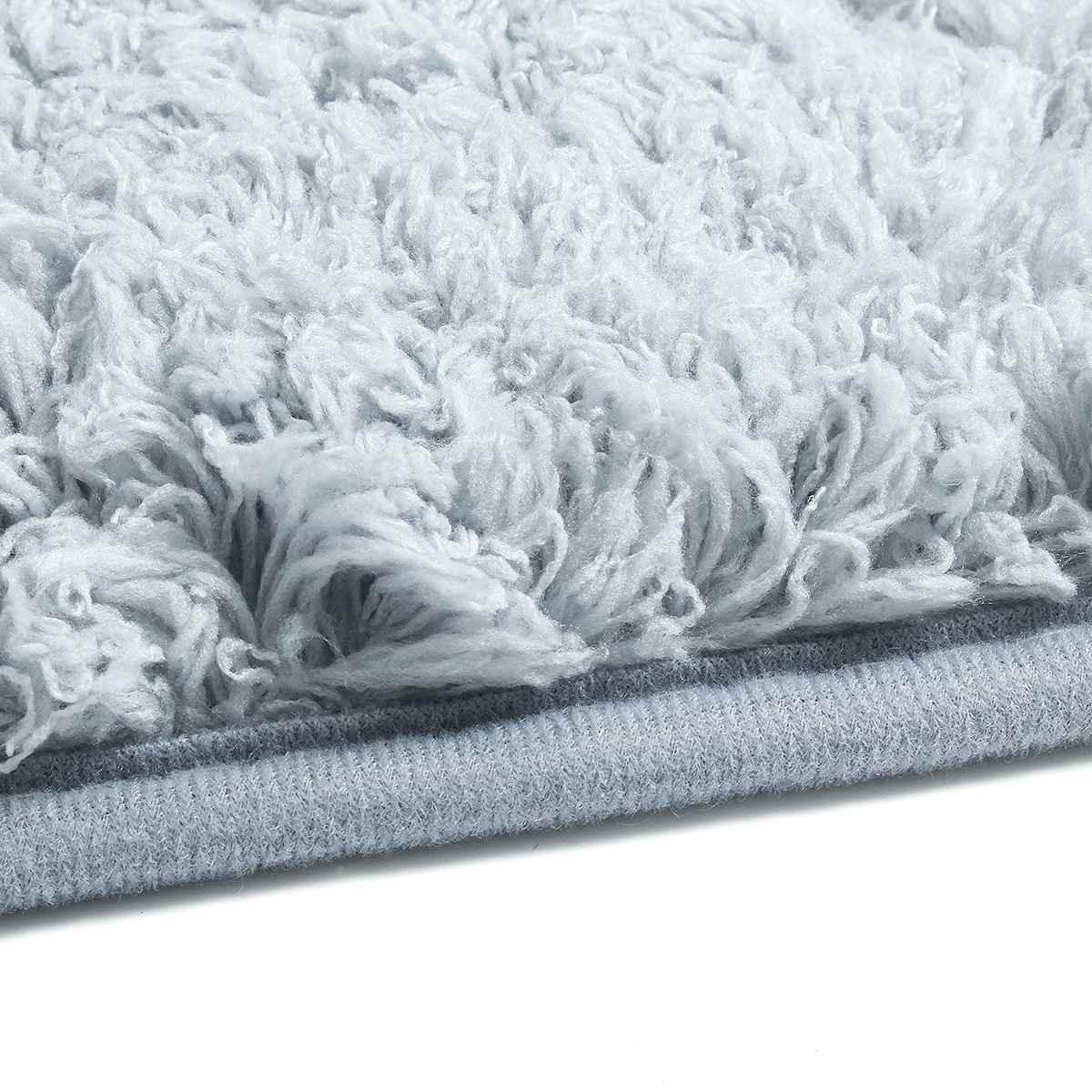 Living Room Home Warm Plush Floor Rugs Fluffy Mats - Kids Room Faux Fur (RU3)(1U68)