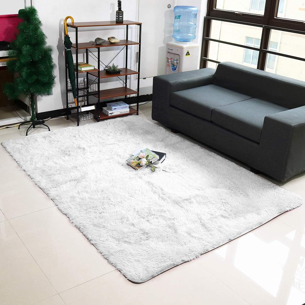 Plush Soft Fluffy Mats Floor Rug Bedroom Mat Modern Non Slip Area Rug Living Room Mats (D68)(RU2)(2U68)