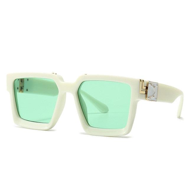 Shield Square Sunglasses - Luxury Designer Sun Glasses (2U102)