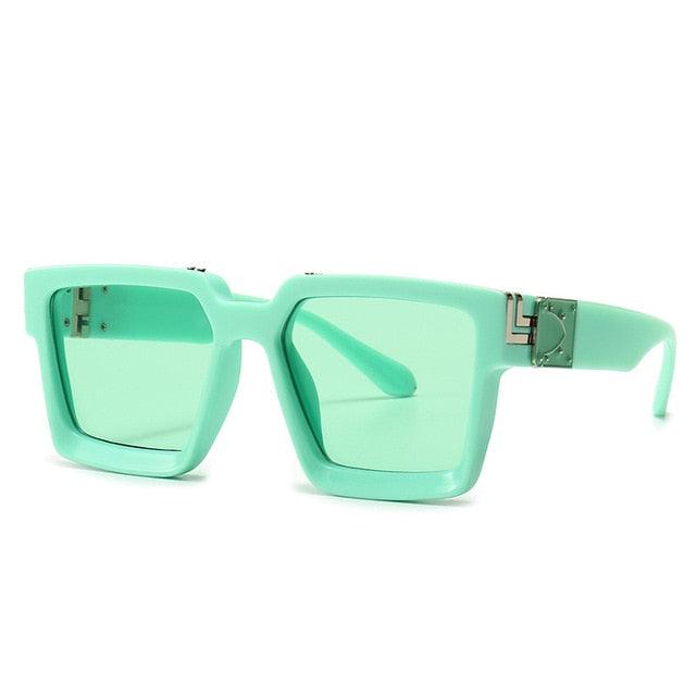Shield Square Sunglasses - Luxury Designer Sun Glasses (2U102)