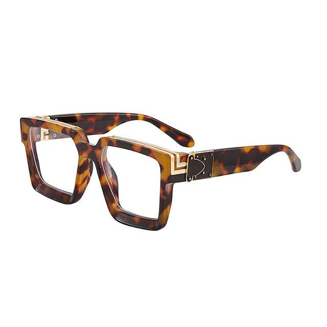 Shield Square Sunglasses - Luxury Designer Sun Glasses (2U102)