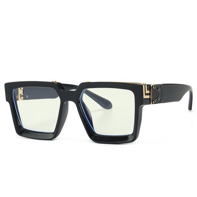 Shield Square Sunglasses - Luxury Designer Sun Glasses (2U102)