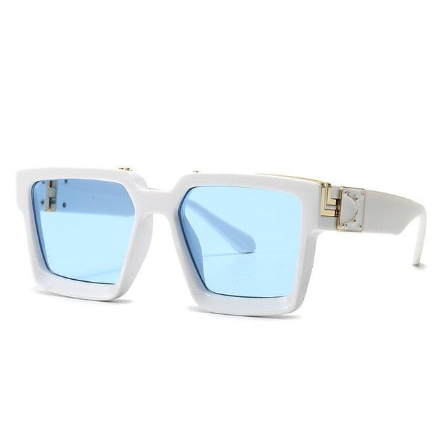 Shield Square Sunglasses - Luxury Designer Sun Glasses (2U102)