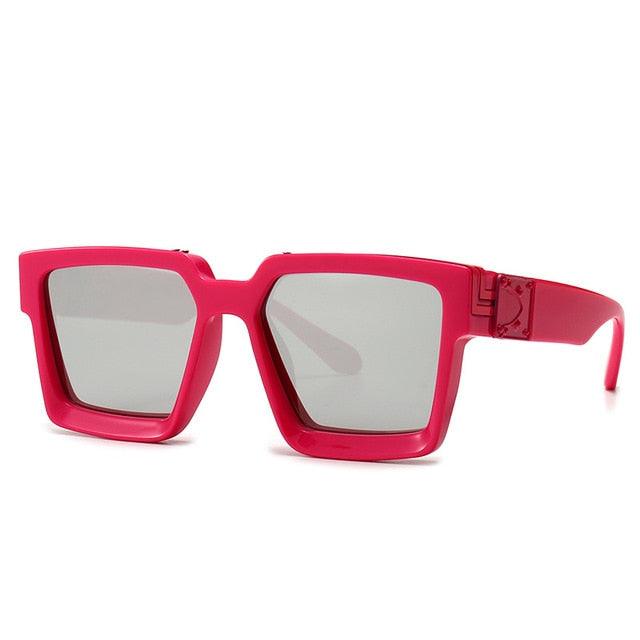 Shield Square Sunglasses - Luxury Designer Sun Glasses (2U102)