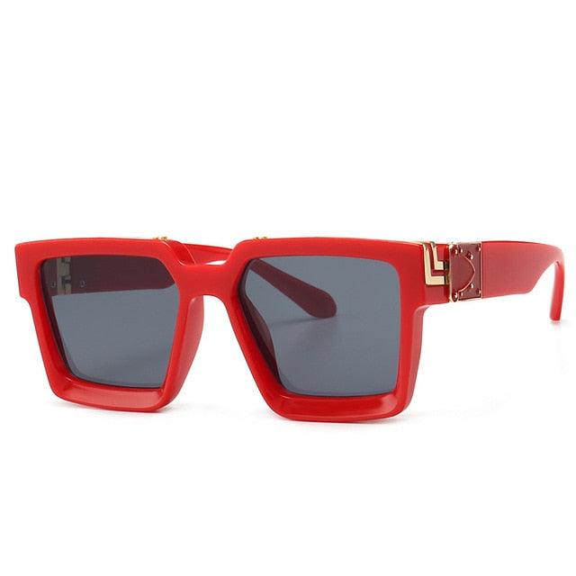 Shield Square Sunglasses - Luxury Designer Sun Glasses (2U102)