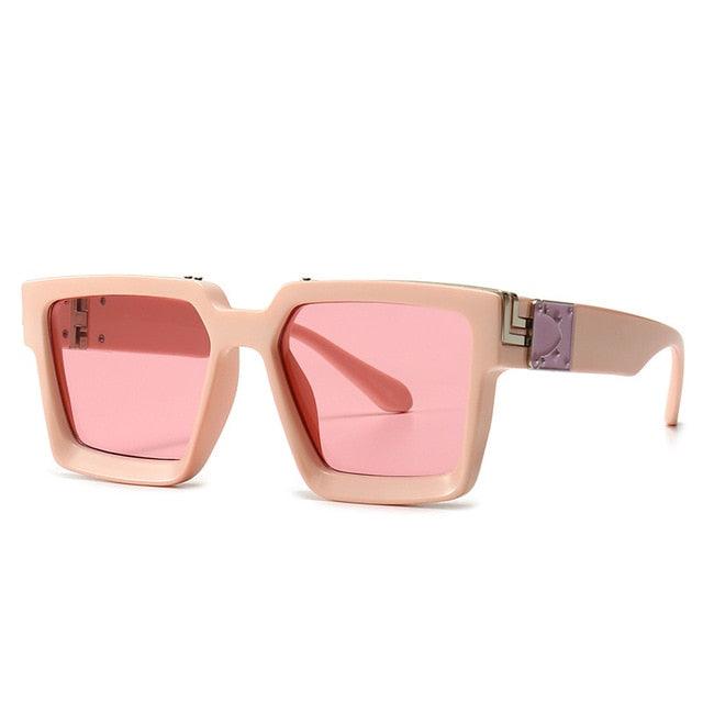 Shield Square Sunglasses - Luxury Designer Sun Glasses (2U102)
