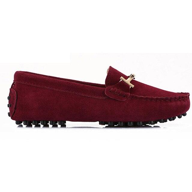 Trending Women's Genuine Leather Flat Shoes - Casual Loafers Slip On - Lady Driving Shoes (FS)(CD)(F40)(F42)