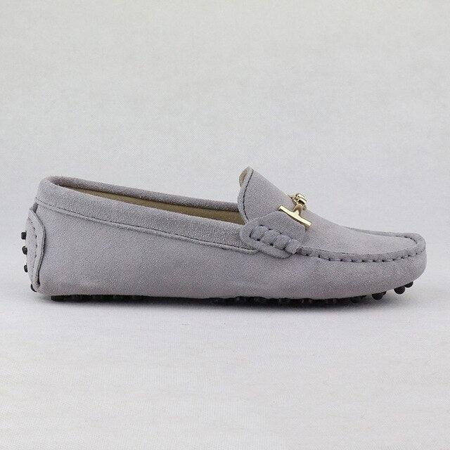 Trending Women's Genuine Leather Flat Shoes - Casual Loafers Slip On - Lady Driving Shoes (FS)(CD)(F40)(F42)