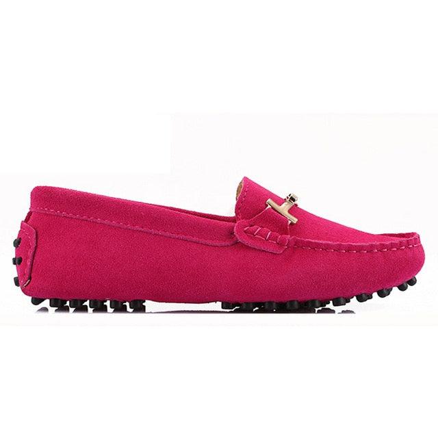 Trending Women's Genuine Leather Flat Shoes - Casual Loafers Slip On - Lady Driving Shoes (FS)(CD)(F40)(F42)