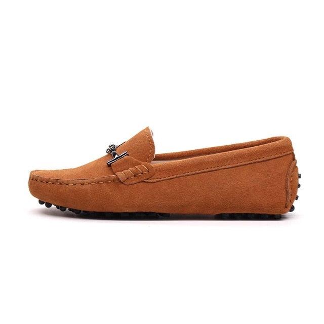 New Arrival Women Genuine Leather Flats Casual Shoes - Spring Summer Driving Shoes (FS)(F40)