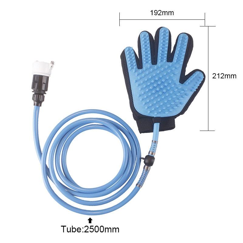 Shower Dog Pet Shower Head Handheld Cat Bathing Shower Tool - Sprayer Bathing Glove 360 Washing Hair (D72)(4W2)