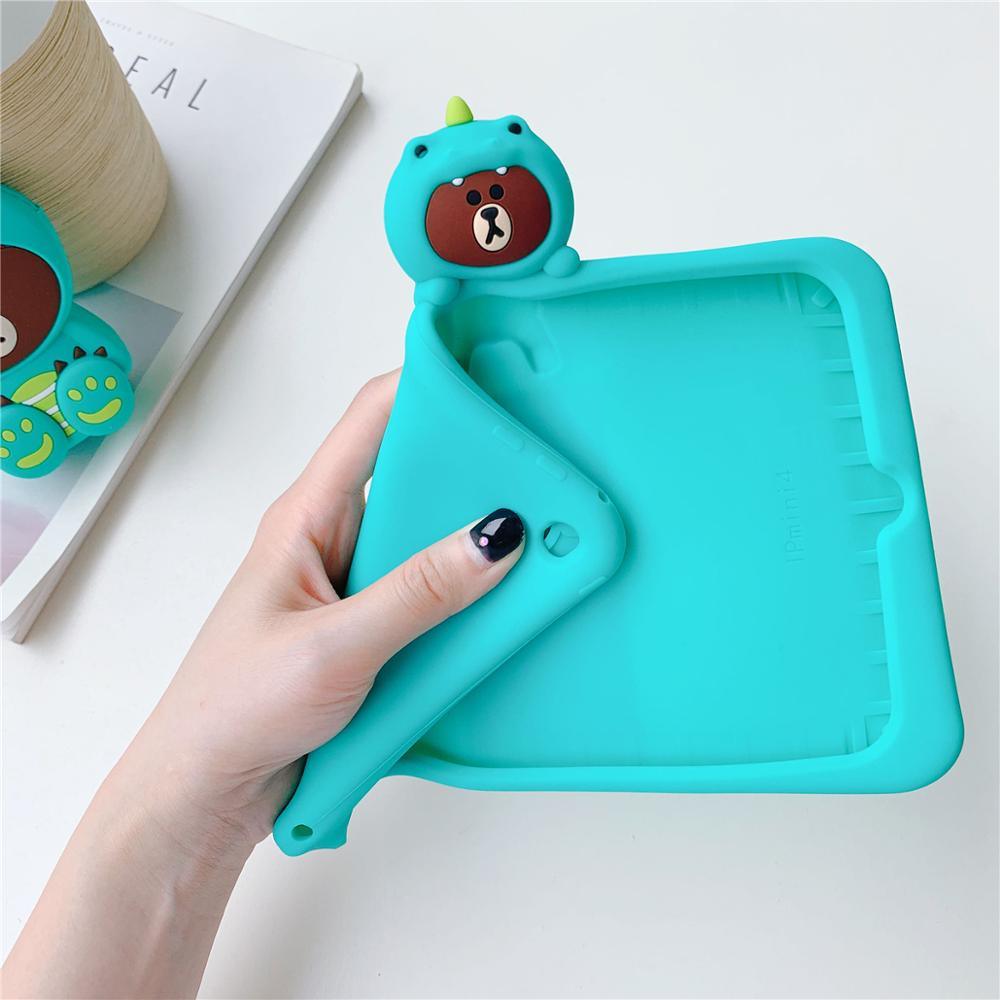 Silicon Case For ipad 7th 10.2 2019 Case For iPad Air 3 10.5 Pro 10.5 funda cover For iPad mini 5 7.9 For iPad Air 9.7 2018 case (TLC3)(F47)