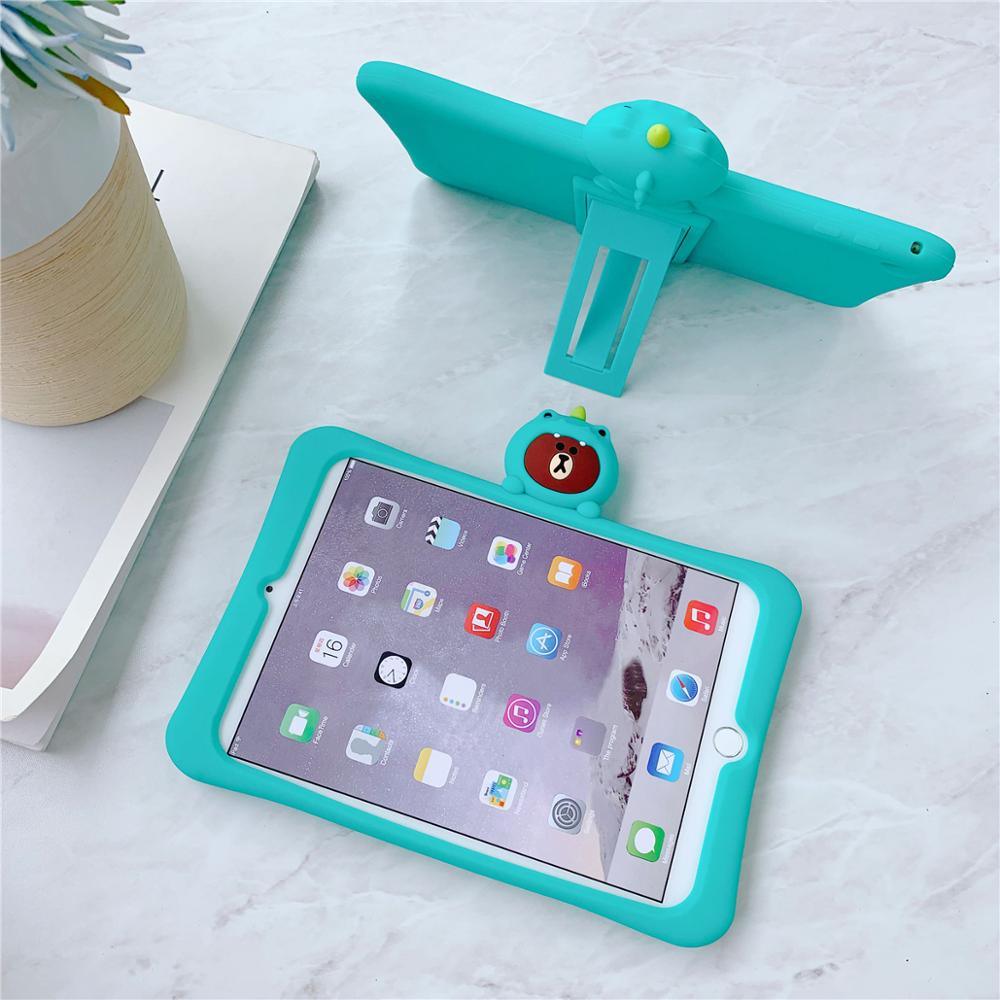 Silicon Case For ipad 7th 10.2 2019 Case For iPad Air 3 10.5 Pro 10.5 funda cover For iPad mini 5 7.9 For iPad Air 9.7 2018 case (TLC3)(F47)