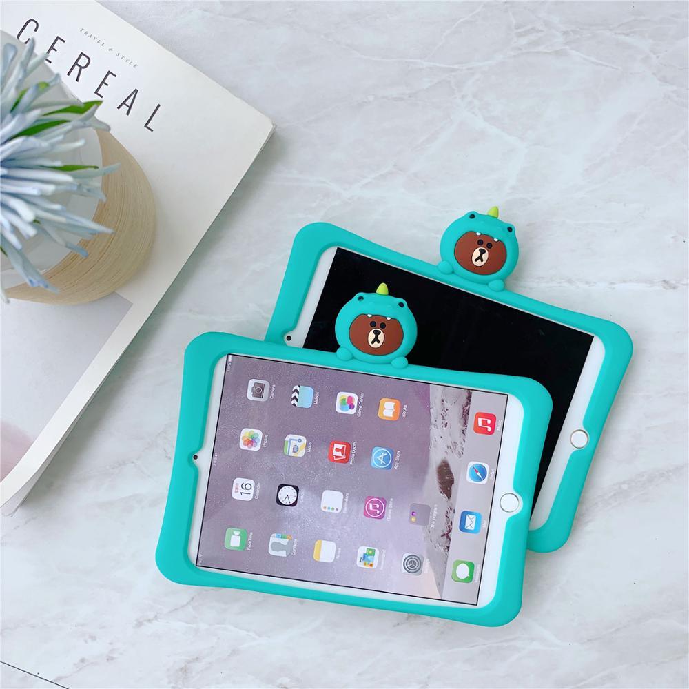 Silicon Case For ipad 7th 10.2 2019 Case For iPad Air 3 10.5 Pro 10.5 funda cover For iPad mini 5 7.9 For iPad Air 9.7 2018 case (TLC3)(F47)